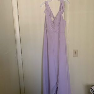 David’s Bridal Bridesmaid dress in Iris